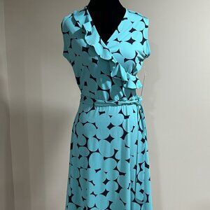 NWT Leota Printed Jersey Sheath Dress